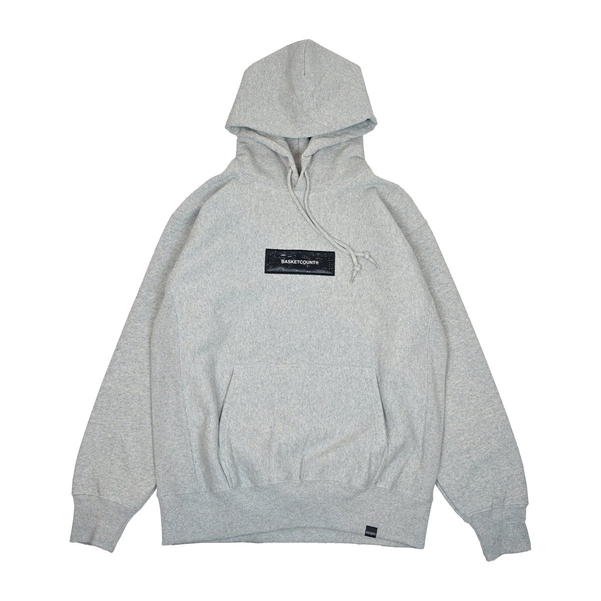 NIGHT VIEW BOX LOGO HOODIE / MIX GRAY