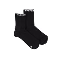 CREW SOCKS / BLACKxWHITE