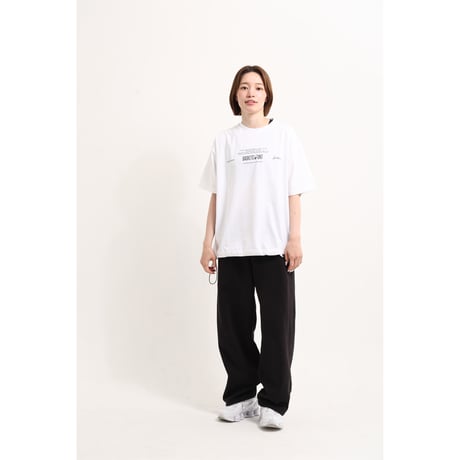 DRAWCODE T-SHIRT <DAILY USE> / WHITE