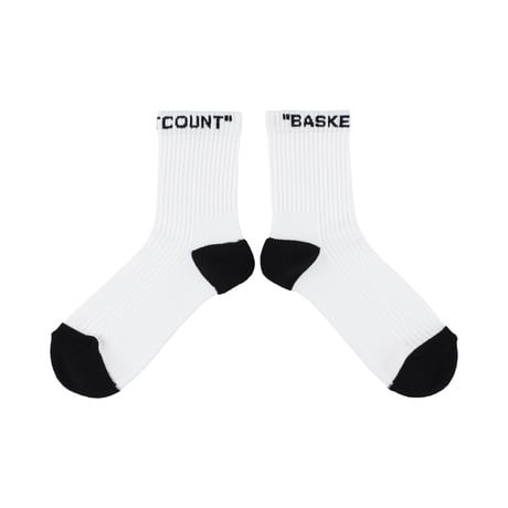 CREW SOCKS 2.0 / WHITExBLACK