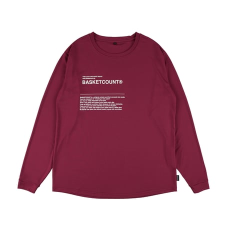 “TONNER” ELITE LONG T-SHIRT / BURGUNDY
