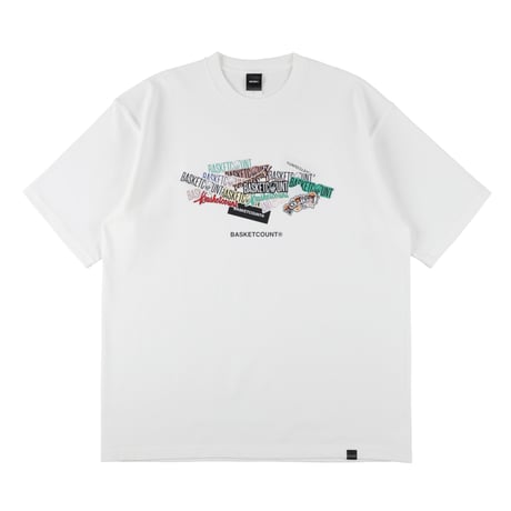 “STICKER BOMB” HW COTTON T-SHIRT <DAILY USE>  / WHITE