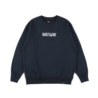 “LOGO” CREW NECK SWEAT / DARK NAVY