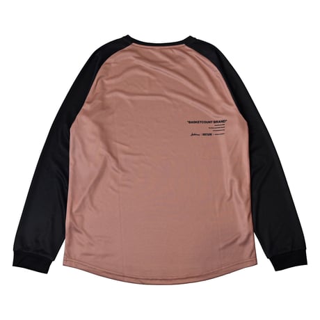 "FLOWER LOGO"  LONG T-SHIRT / BURL WOOD