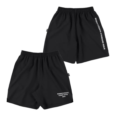 “COURTSTATE” SHORTS / BLACK