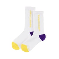 COMFORT SOCKS / WHITExLOSANGELSCITY