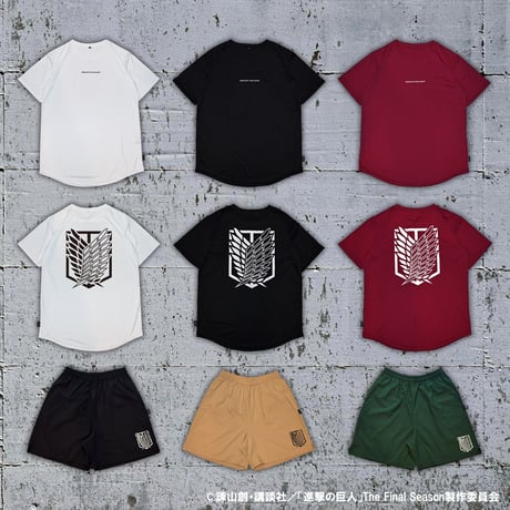 “調査兵団エンブレム” T-SHIRT / WHITE