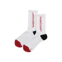 COMFORT SOCKS / WHITExCHICAGO