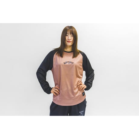 "FLOWER LOGO"  LONG T-SHIRT / BURL WOOD