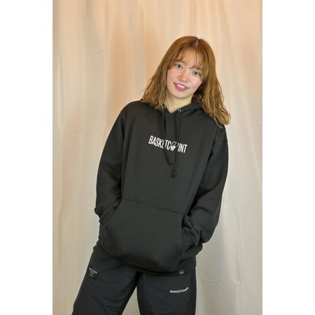 “LOGO”  HOODIE / BLACK