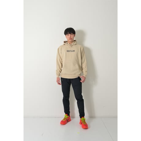 “LOGO”  HOODIE / BLACK