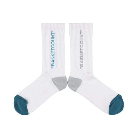 COMFORT SOCKS / WHITExBLUESTEEL/GRAY