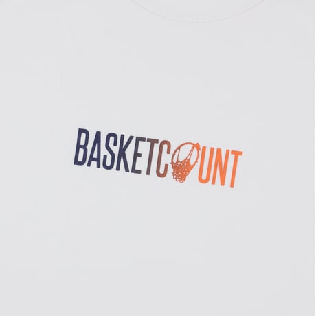 “LOGO” T-SHIRT / WHITE / SUNSET