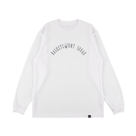 “BC SQUAD” LONG T-SHIRT / WHITE