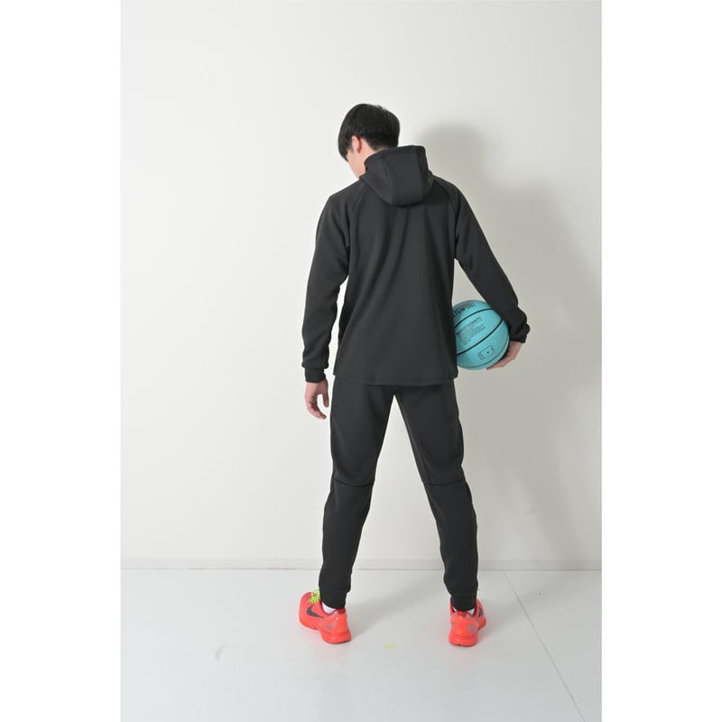 TECH LUXE ZIP UP HOODIE / BLACK | BASKETCOUNT(バ