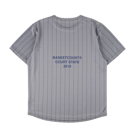 “STANDARD ISSUE” T-SHIRT / GRAY STRIPE