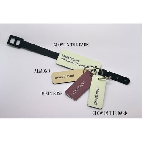 Various Keytags x BASKETCOUNT KEYTAG / DUSTYROSExWHITE