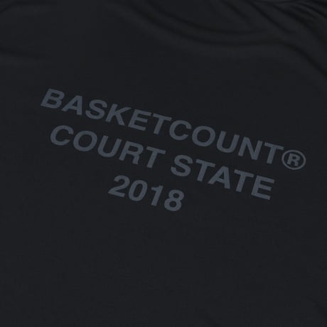 “COURT STATE” ELITE T-SHIRT / BLACK