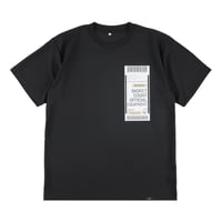“BOARDING PASS” T-SHIRT / BLACK