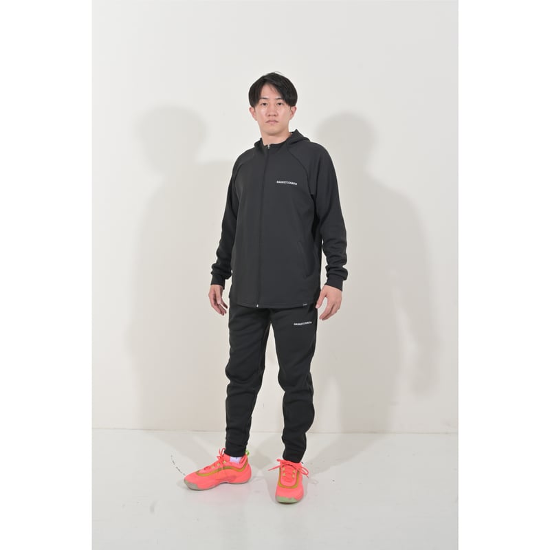 TECH LUXE ZIP UP HOODIE / BLACK | BASKETCOUNT(バ