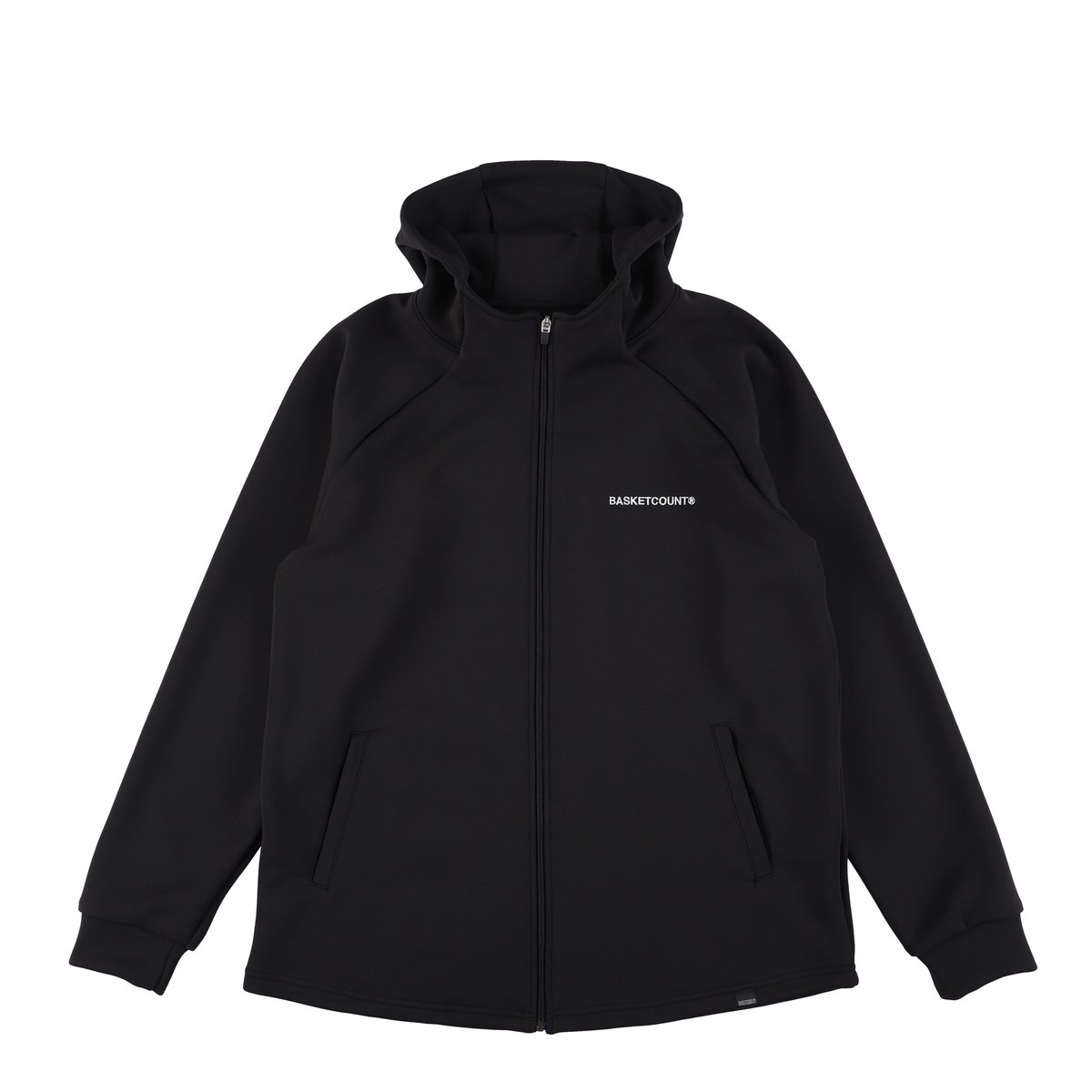 TECH LUXE ZIP UP HOODIE / BLACK | BASKETCOUNT(バ
