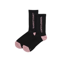 COMFORT SOCKS / BLACKxROSE DOWN