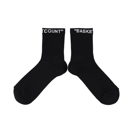 CREW SOCKS 2.0 / BLACKxWHITE