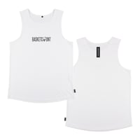 "LOGO" ELITE TANK TOP 2.0 /  WHITE