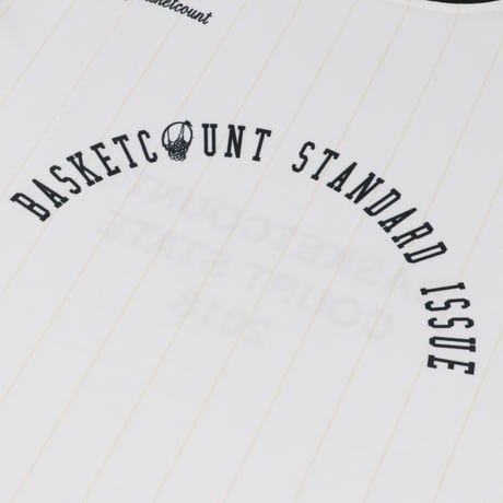 “STANDARD ISSUE” T-SHIRT / WHITE STRIPE