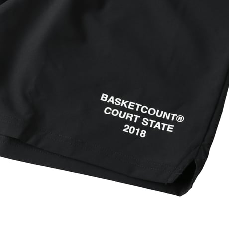 “COURTSTATE” SHORTS / BLACK