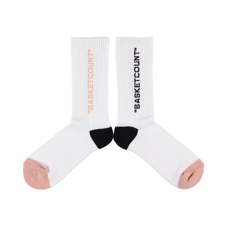 COMFORT SOCKS / WHITExPINK/BLACK