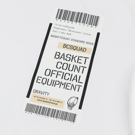 “BOARDING PASS” T-SHIRT / WHITE