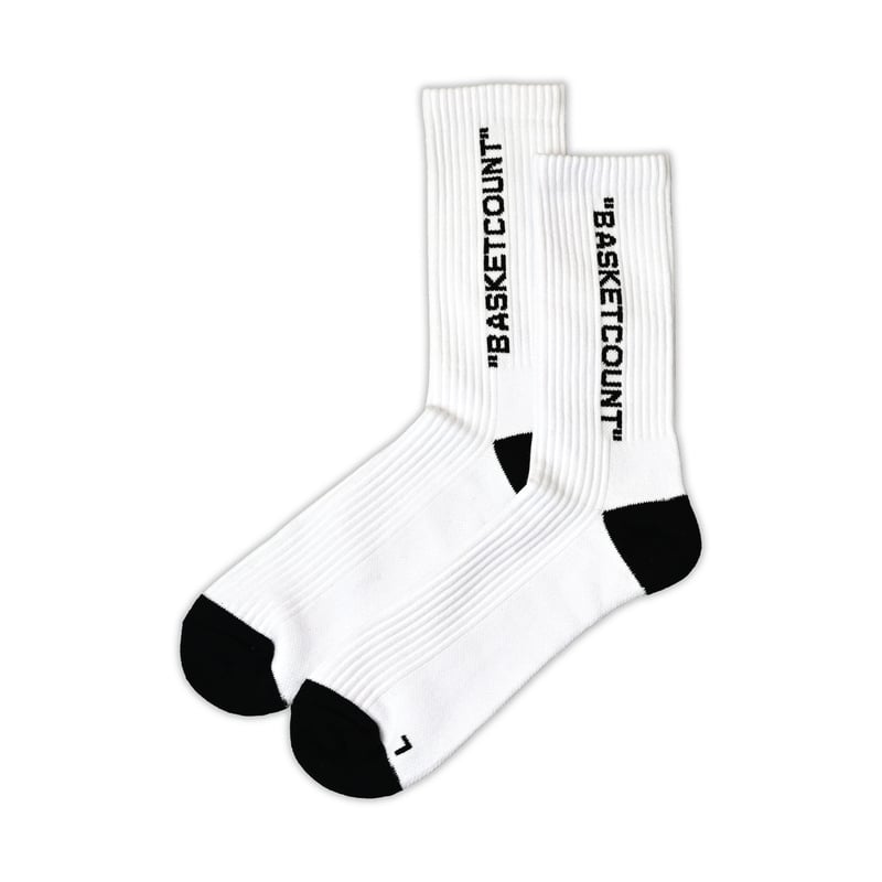 COMFORT SOCKS / WHITExBLACK | BASKETCOUNT(バスケット
