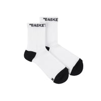CREW SOCKS 2.0 / WHITExBLACK