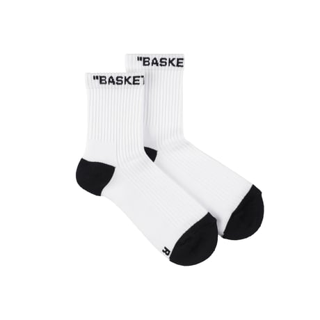 CREW SOCKS 2.0 / WHITExBLACK