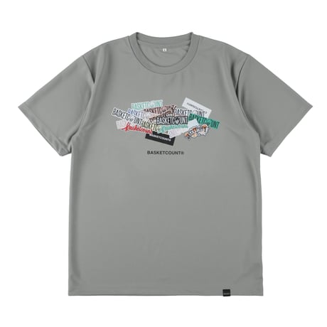 “STICKER BOMB” T-SHIRT / GRAY