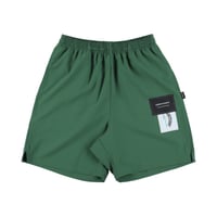 “DOUBLE TAG” SHORTS / GREEN