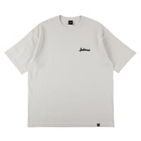 “GLITCH” HW COTTON T-SHIRT <DAILY USE>  / WARM GRAY