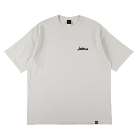 “GLITCH” HW COTTON T-SHIRT <DAILY USE>  / WARM GRAY