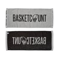 LOGO FACE TOWEL  / LIGHTGRAY&BROWN