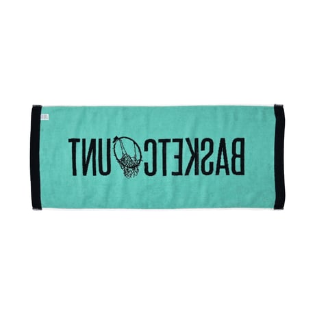 LOGO FACE TOWEL  / BLACK&MINT
