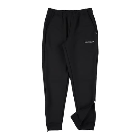 TECH LUXE ZIP UP PANTS / BLACK