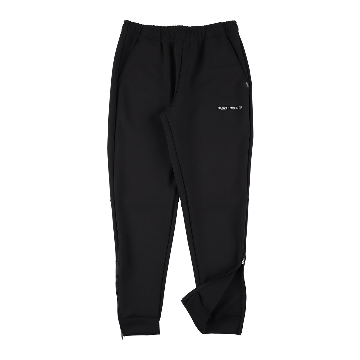ウェア BASKETCOUNT TECH LUXE ZIP UP PANTS BLACK fit=scale-down,w=1200