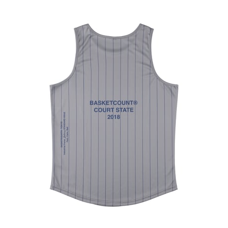 “STANDARD ISSUE” TANK TOP / GRAY STRIPE