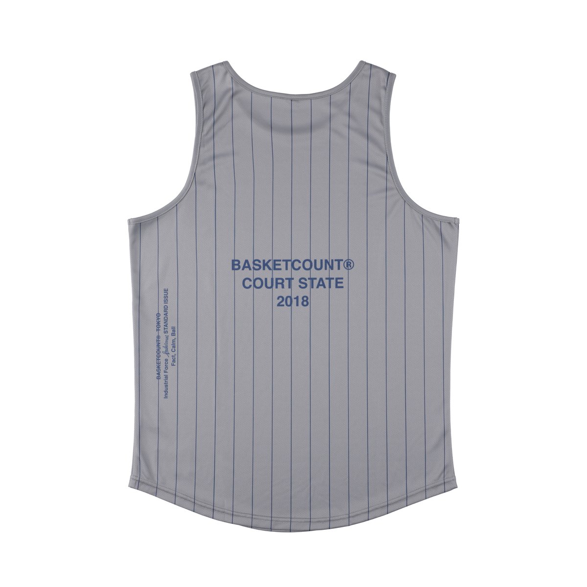 STANDARD ISSUE” TANK TOP / GRAY STRIPE | BASKE