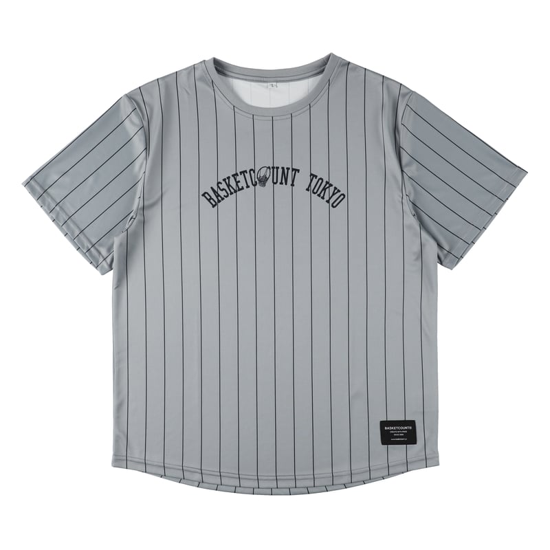 STRIPE” T-SHIRT / GRAY | BASKETCOUNT(バスケットカウント STRIPE” T-SHIRT / GRAY | BASKETCOUNT(バスケットカウント