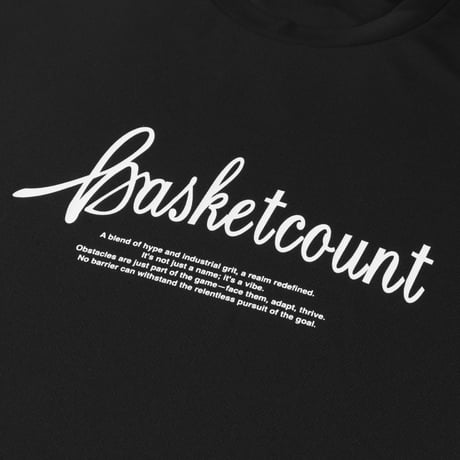 “SCRIPT LOGO” T-SHIRT / BLACK