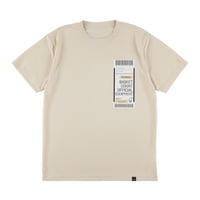 “BOARDING PASS” T-SHIRT / OFF WHITE