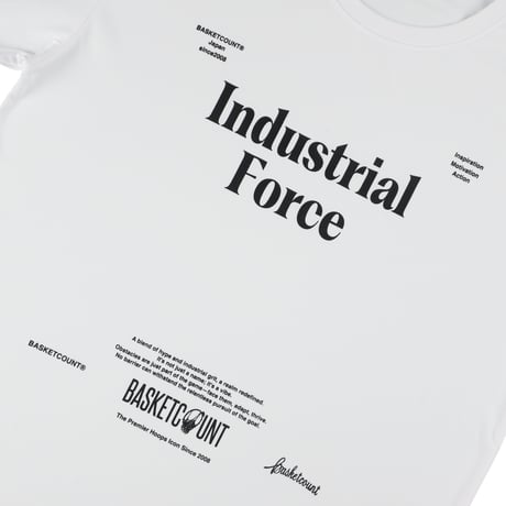 "FORCE" ELITE LONG T-SHIRT / WHITE