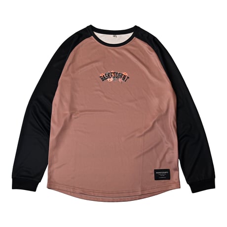 "FLOWER LOGO"  LONG T-SHIRT / BURL WOOD